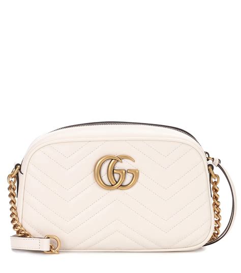 gucci bag white|Gucci white marmont bag.